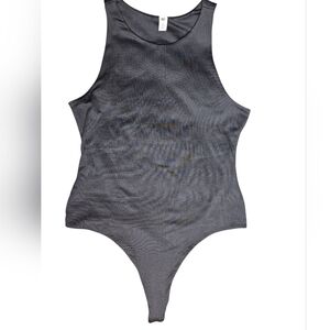 BP. Ribbed Bodysuit Size Large, Black, NWT